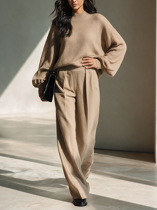 Women's Knit Top Woven Set – ModClo