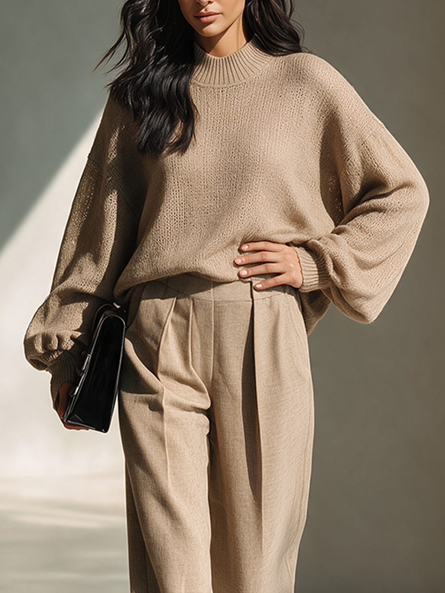 Women's Knit Top Woven Set – ModClo