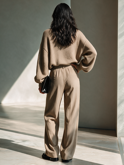 Women's Knit Top Woven Set – ModClo