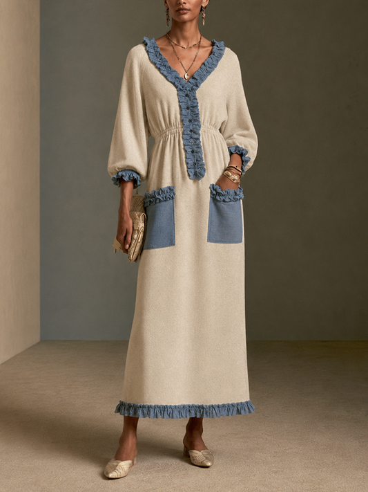 Women's Knit Color Blocked Dress – ModClo