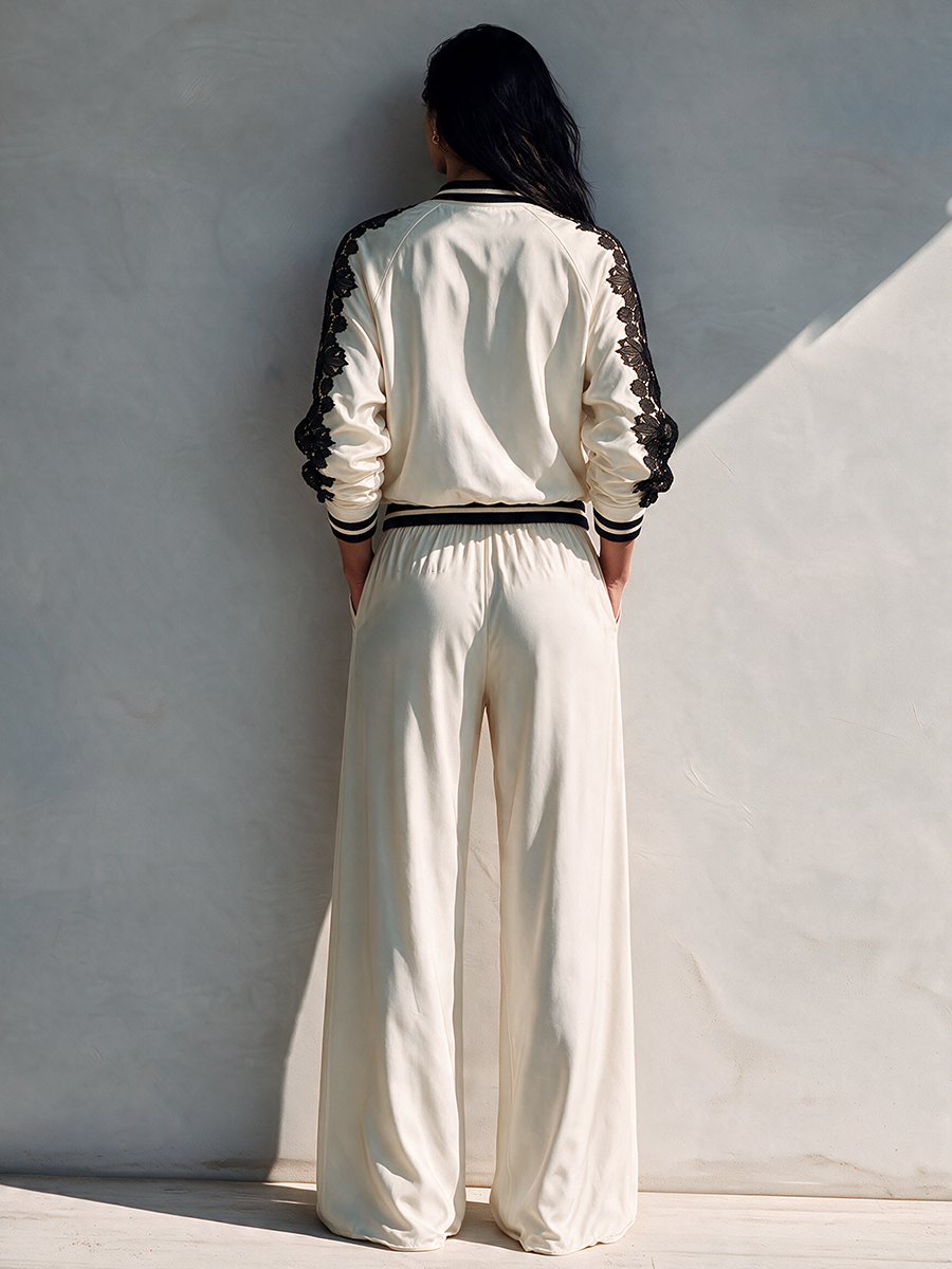 Women's Lace Long Sleeve Trouser Set – ModClo