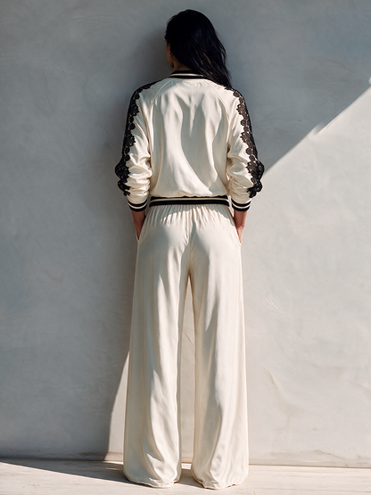 Women's Lace Long Sleeve Trouser Set – ModClo