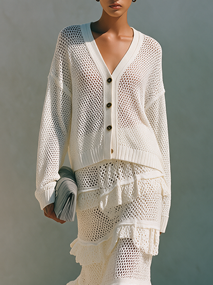 Women's Knit Resort Open Skirt Set – ModClo
