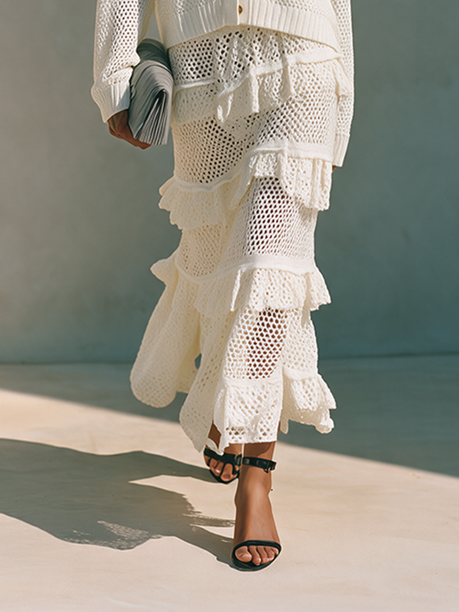 Women's Knit Resort Open Skirt Set – ModClo