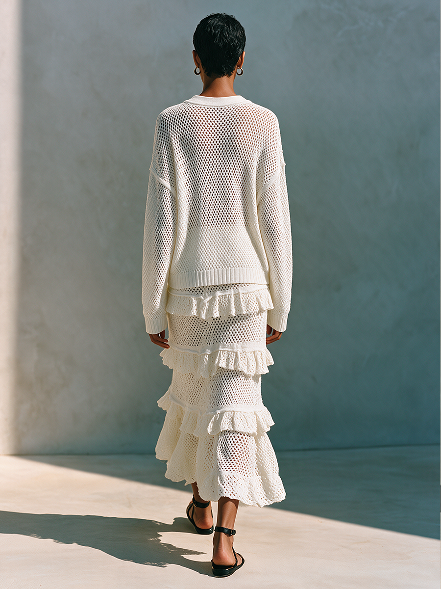 Women's Knit Resort Open Skirt Set – ModClo