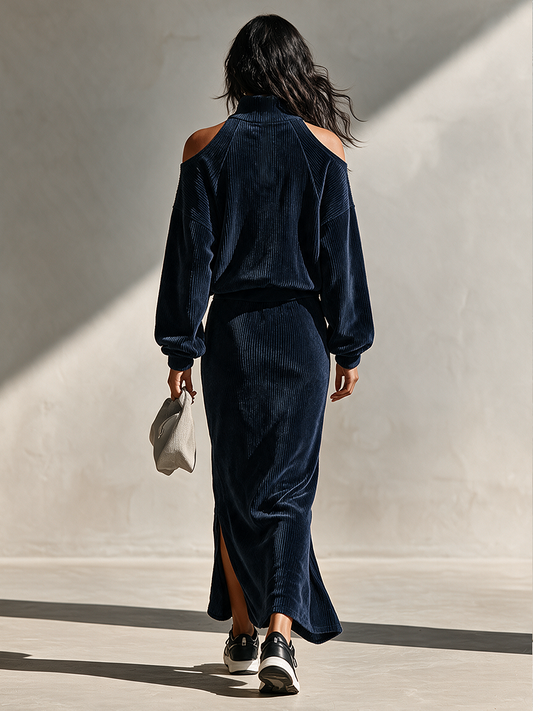 Women's Corduroy Half Zip Set – ModClo