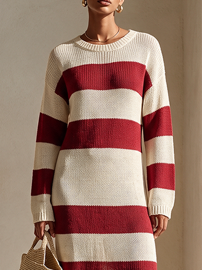 Women's Knit Long Sleeve Maxi Dress – ModClo