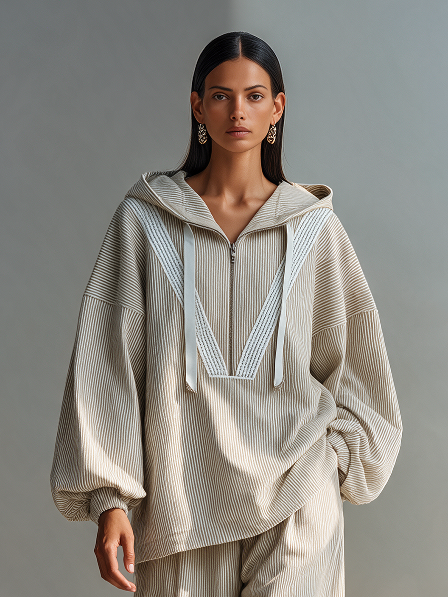 Women's Hooded Oversized Two-Piece Set – ModClo