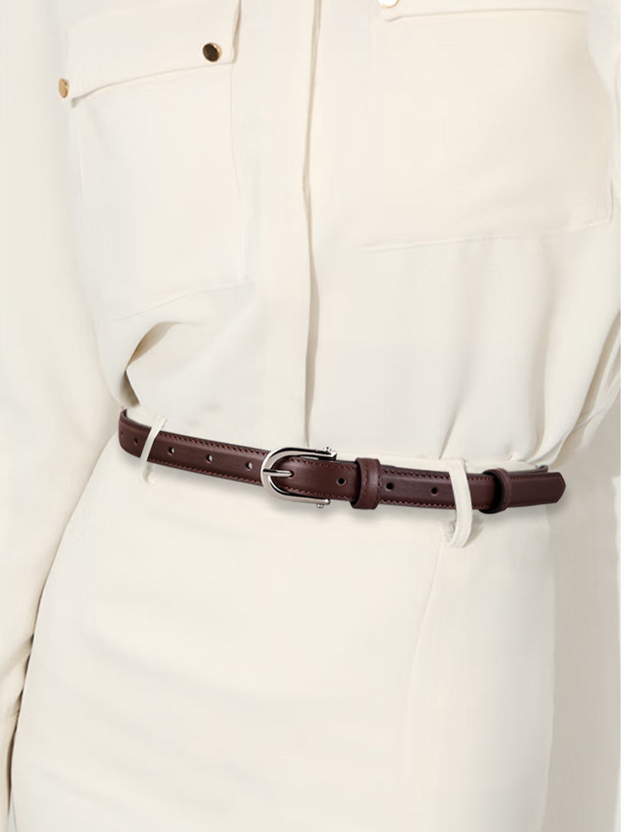 Women's Brown Leather Belt – ModClo