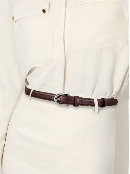 Women's Brown Leather Belt – ModClo