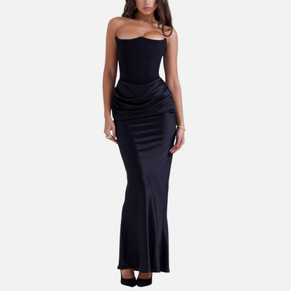 Strapless Maxi Dress for Women's - Evening Dress