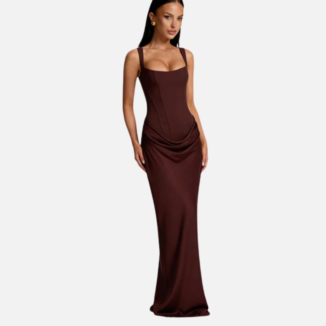 Women's Elegant Corset Maxi Dress