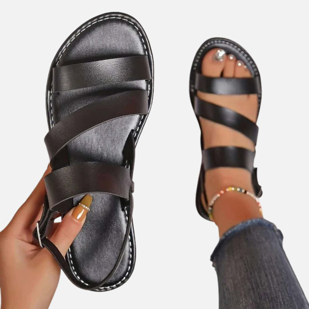 Women's Sandals Cushioned with Straps