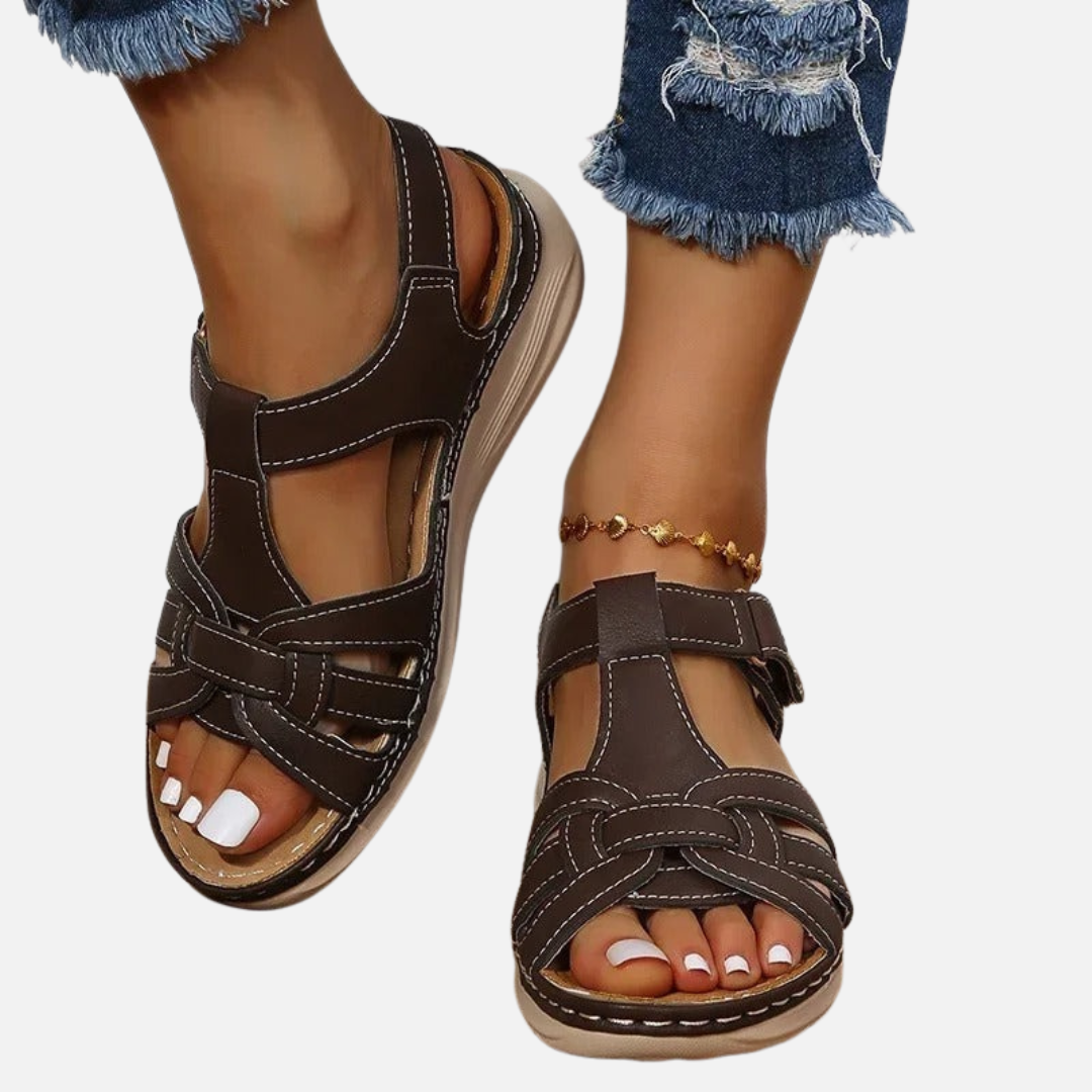 Women's Cushioned Open Comfort Sandals