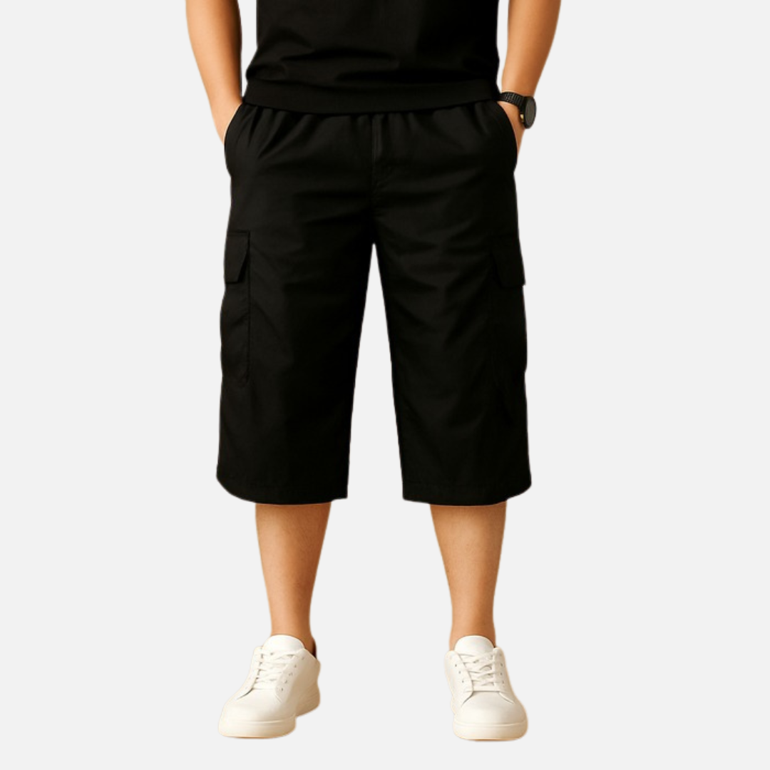 Men's Relaxed Cargo Capri Shorts