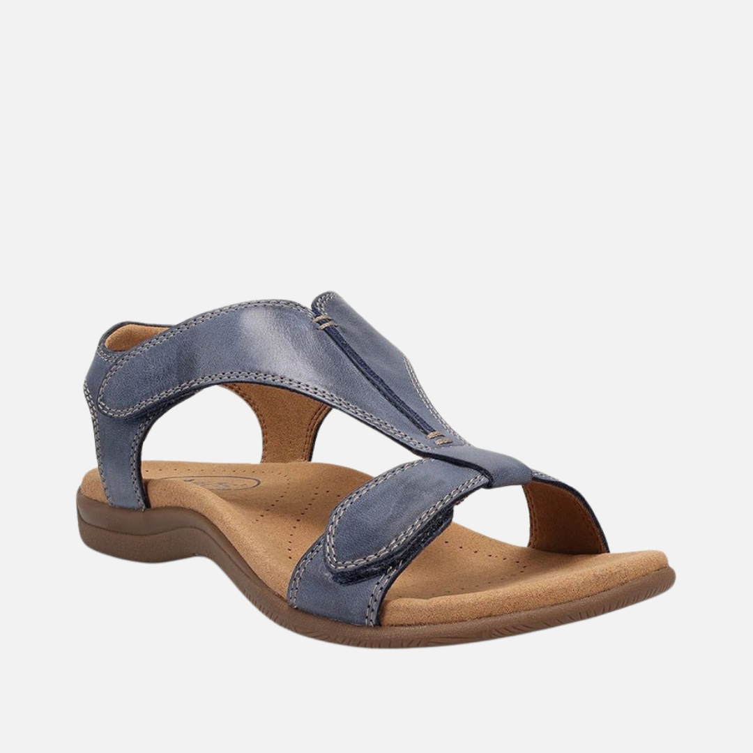 Women's Cushioned T-Bar Walking Sandals