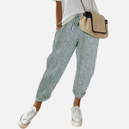 Women's Breathable Linen Jogger Pants