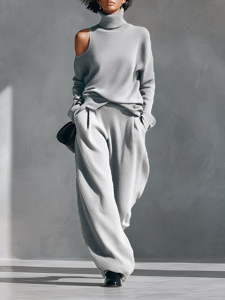 Women's Knit One Shoulder Set – ModClo