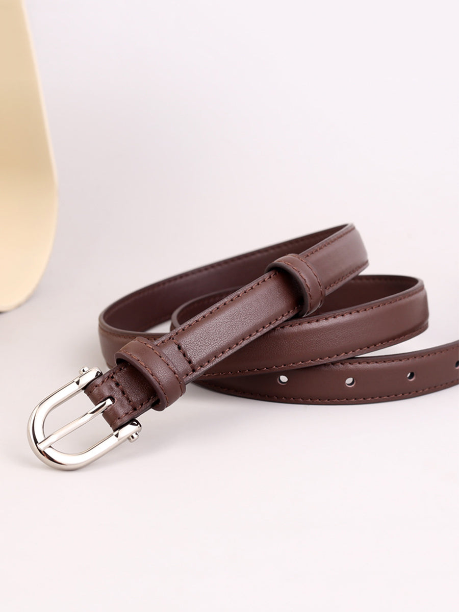 Women's Brown Leather Belt – ModClo