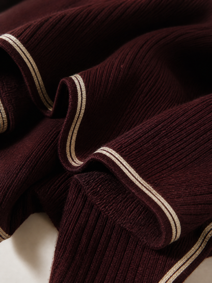 Women's Burgundy Knit Dress – ModClo