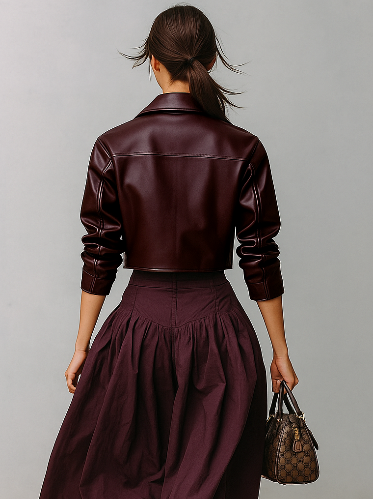Women's Leather Faux Short Jacket – ModClo