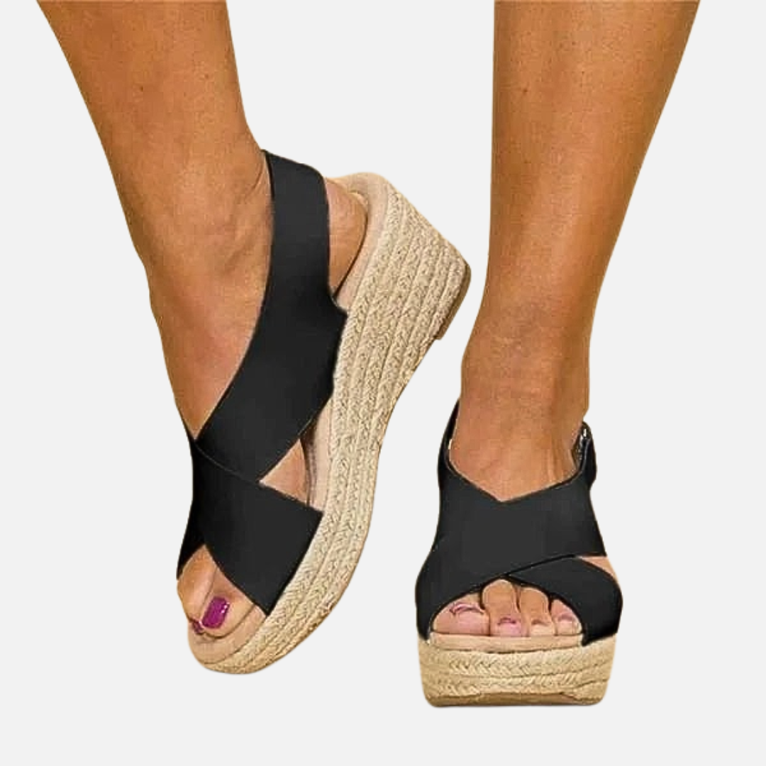 Open Elevated Sandals for Women's