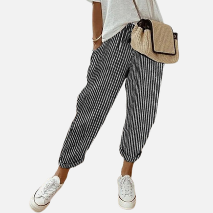 Women's Breathable Linen Jogger Pants