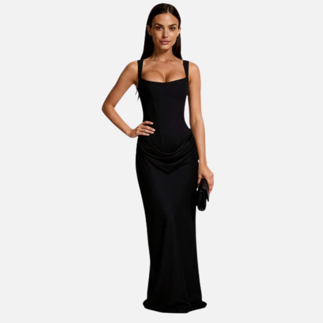 Women's Elegant Corset Maxi Dress