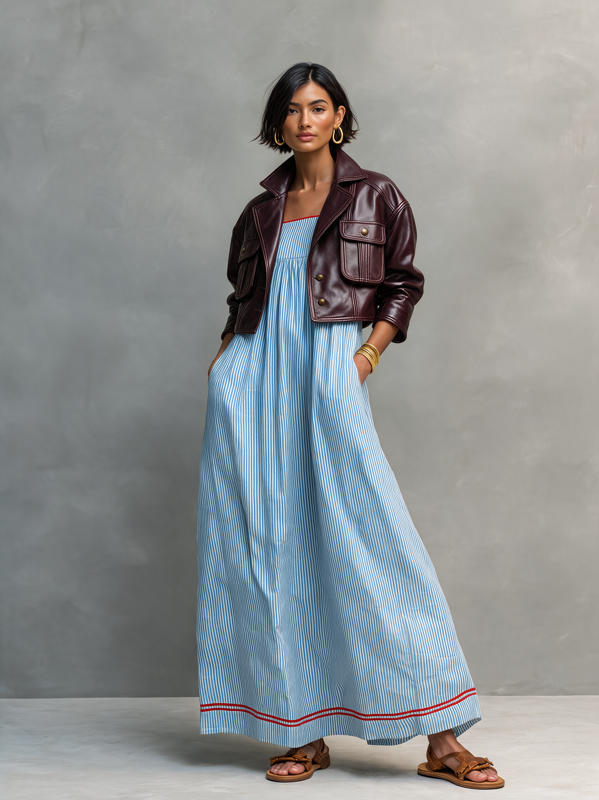 Women's Leather Loose Short Jacket – ModClo
