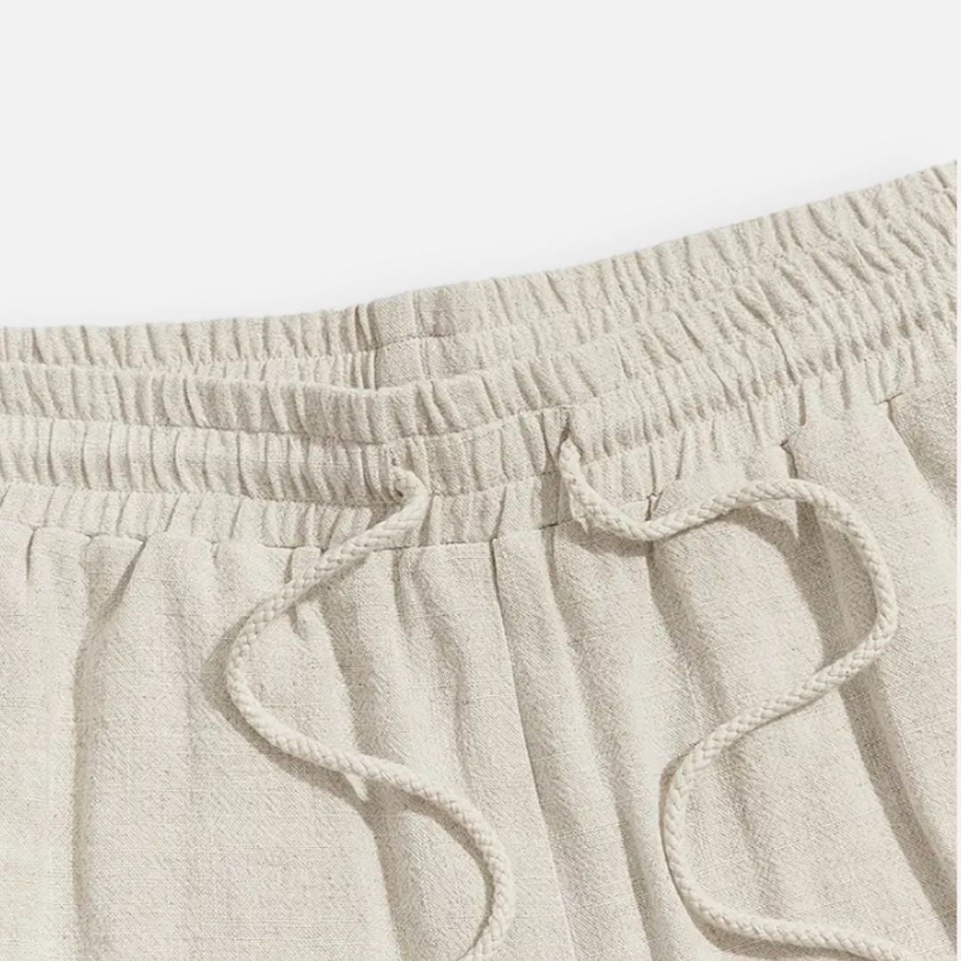Men's Linen Shorts - Breathable Short Pants