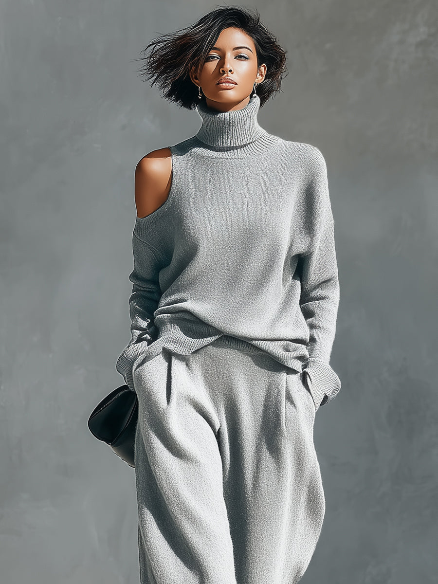 Women's Knit One Shoulder Set – ModClo