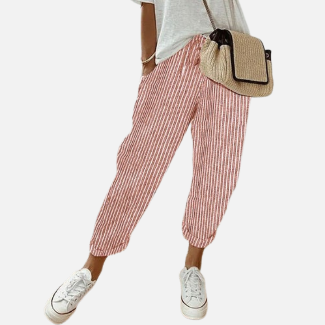 Women's Breathable Linen Jogger Pants