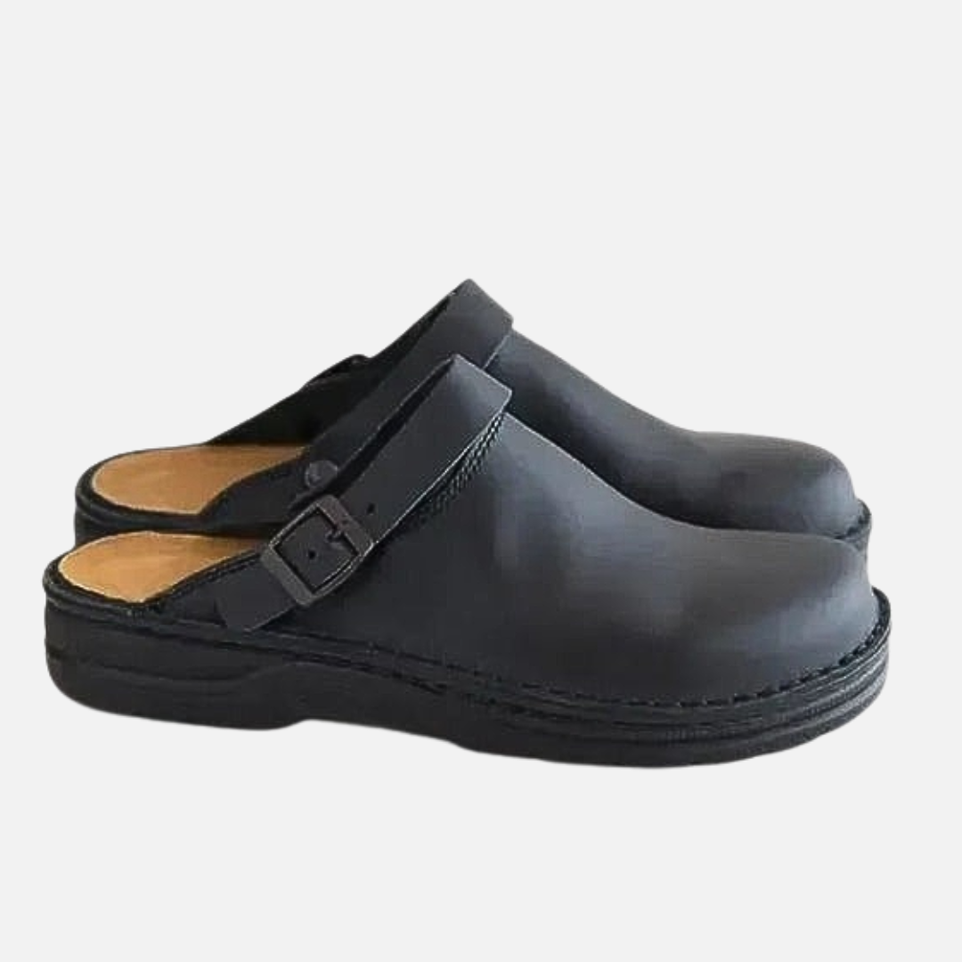 Men's Supportive Sandals - Cushioned Men's Mules