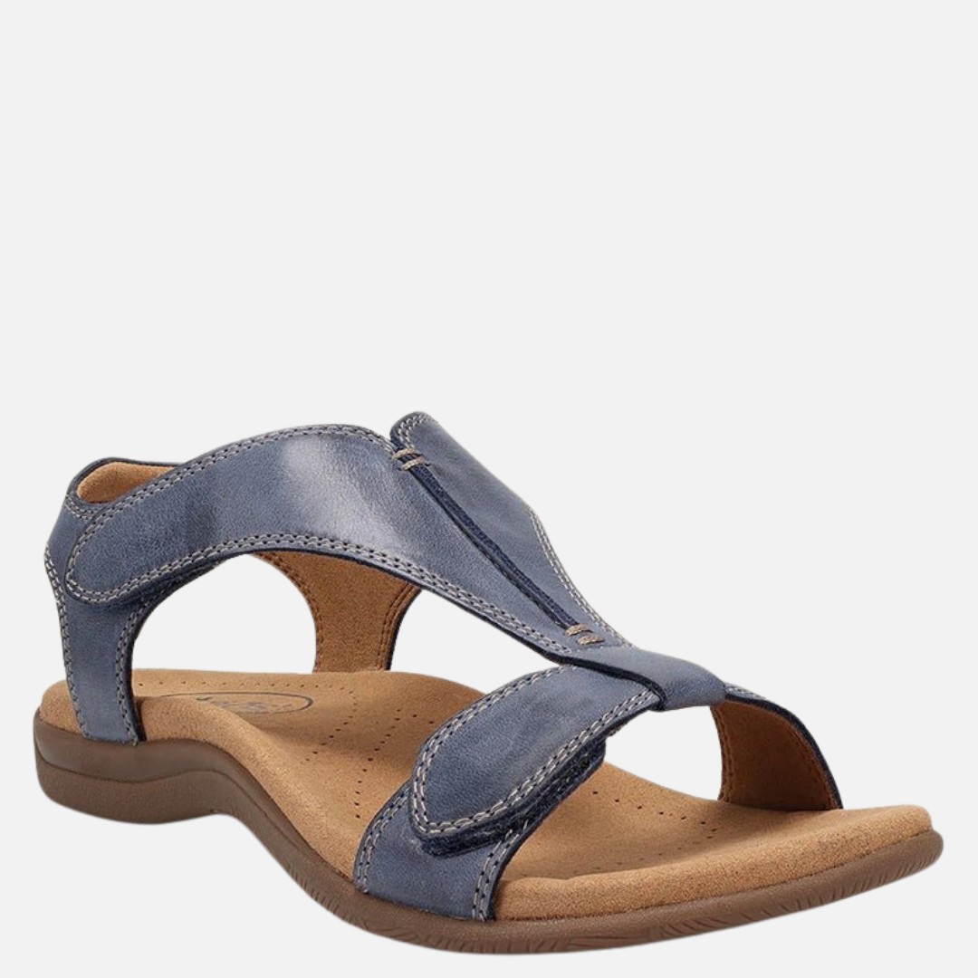 Women's Cushioned T-Strap Open Toe Sandals Arch