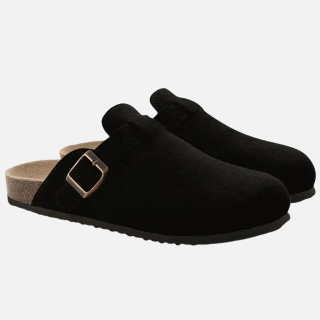 Men's Comfortable Suede Slip-On Clogs Mules Sandals