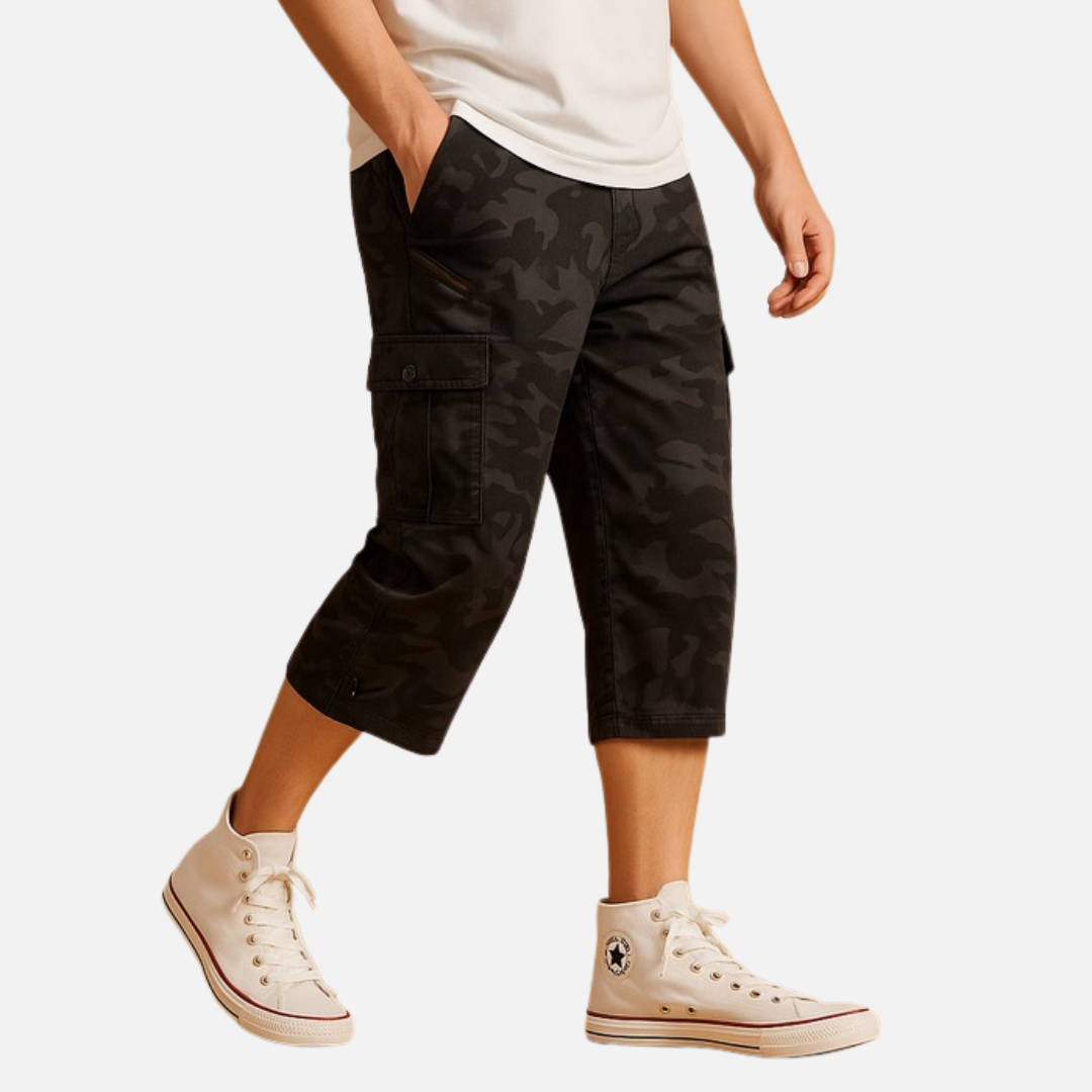 Men's Relaxed Cargo Capri Shorts