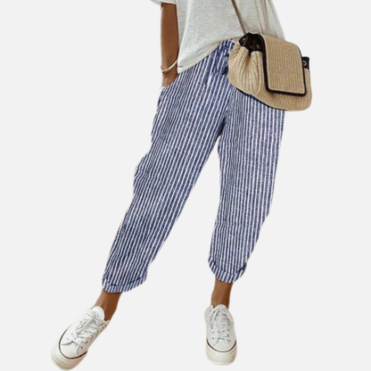 Women's Breathable Linen Jogger Pants
