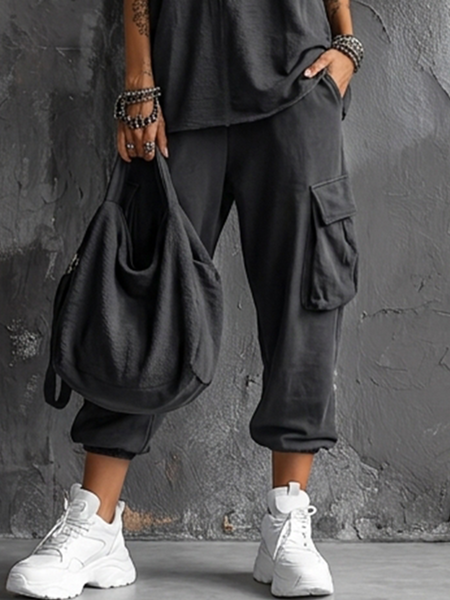 Women's Cotton Utility Cargo Trousers – ModClo