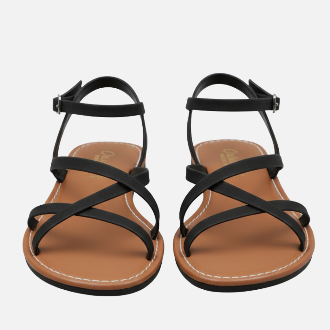 Women's Cushioned Flat Sandals Arch Support