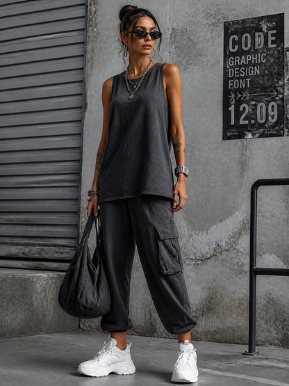 Women's Cotton Utility Cargo Trousers – ModClo