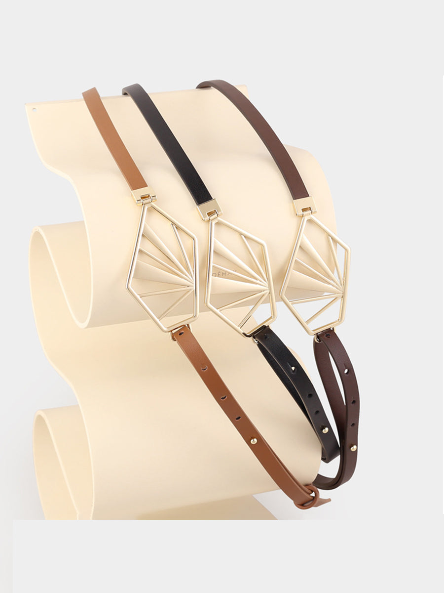Women's Brown Leather Belt – ModClo