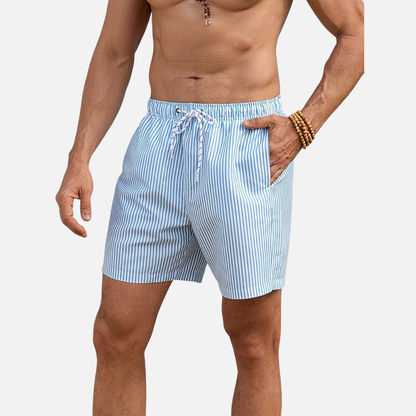 Men’s Striped Swim Shorts