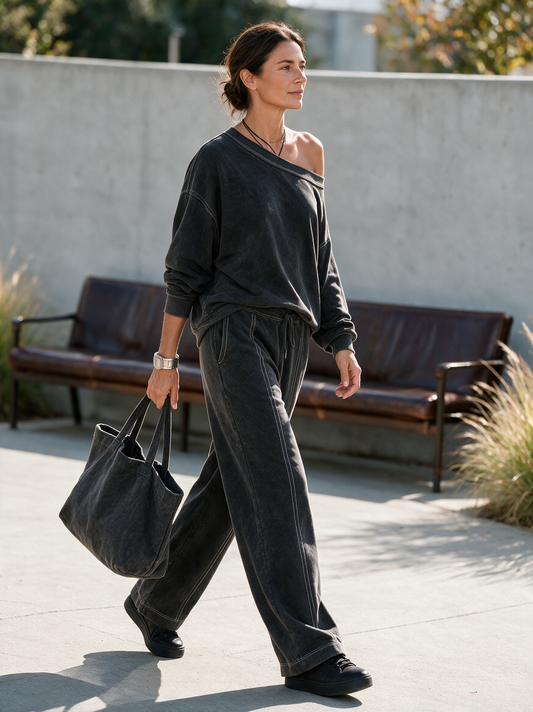 Women's Vintage Faded One Trouser Set – ModClo