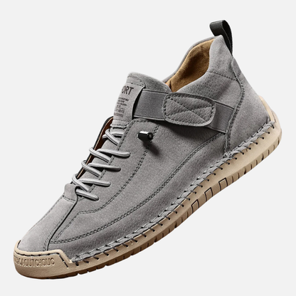 Women's Leather Ankle Walking Shoes