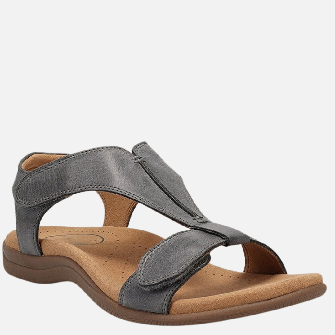 Women's Cushioned T-Strap Open Toe Sandals Arch