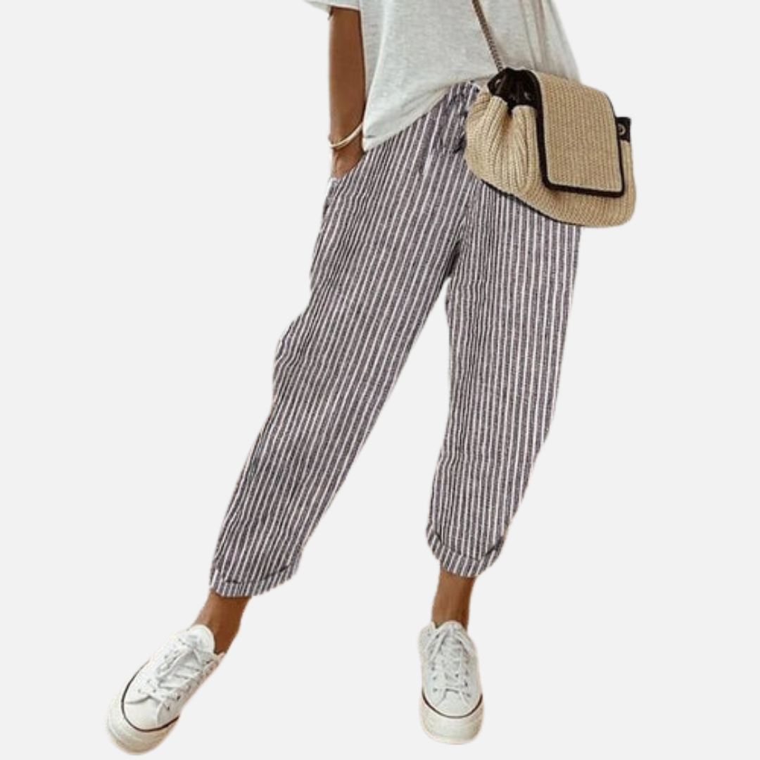 Women's Breathable Linen Jogger Pants