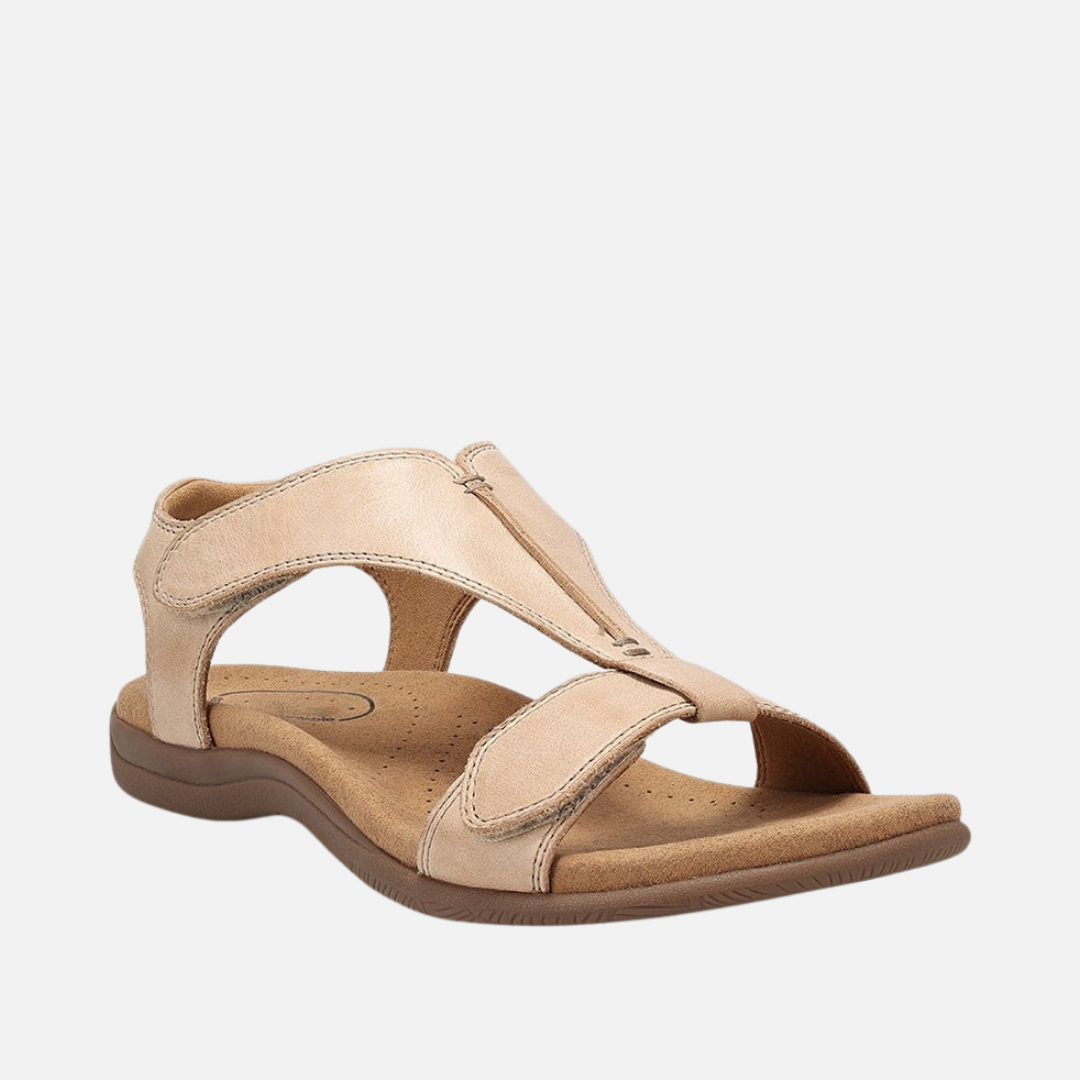 Women's Cushioned T-Bar Walking Sandals