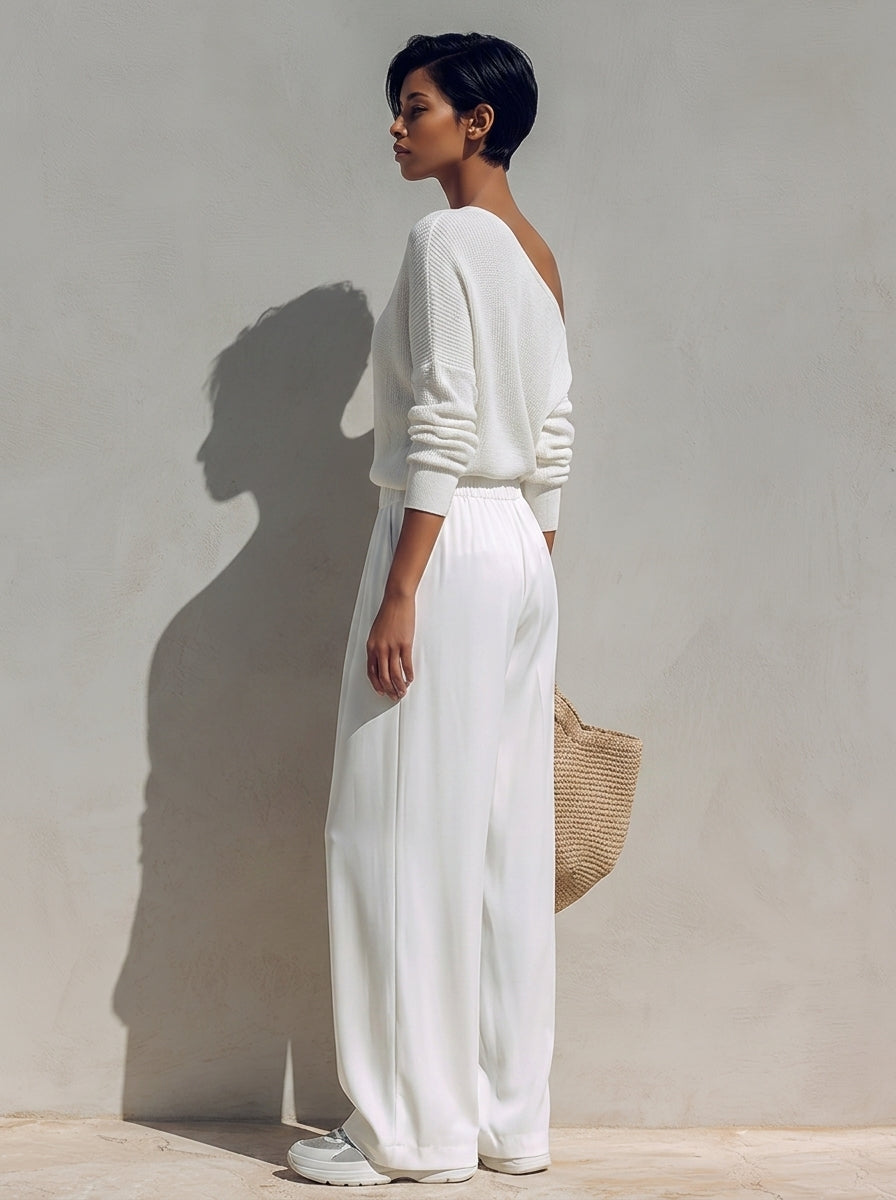 Women's Knit Asymmetric Set – ModClo
