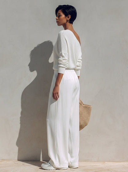 Women's Knit Asymmetric Set – ModClo