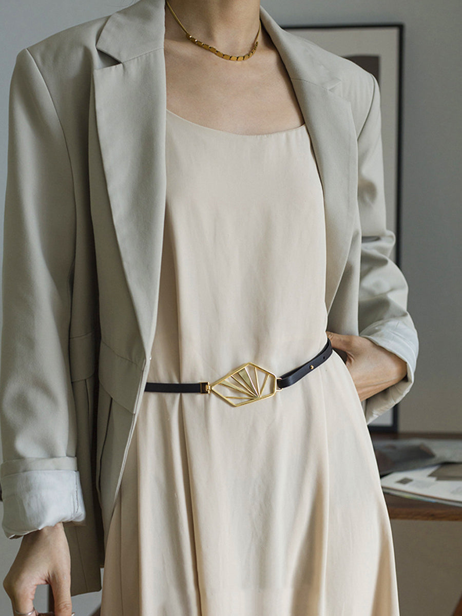 Women's Brown Leather Belt – ModClo